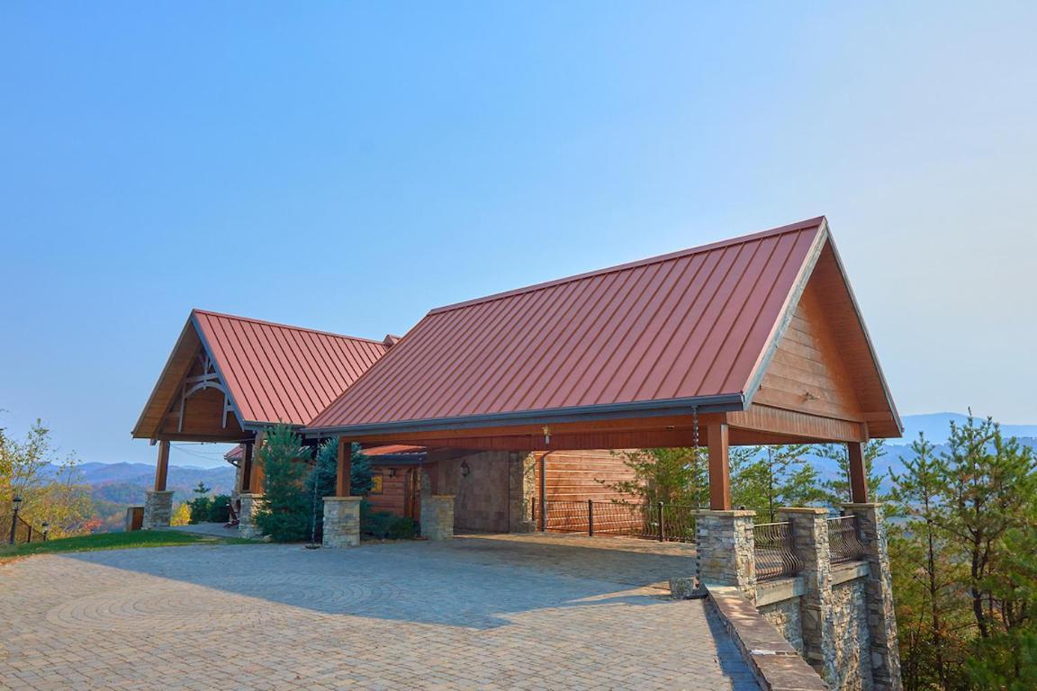 Journey'S End, 5 Bedrooms, Sleeps 12, Private Outdoor Pool, Theater, Sauna Sevierville Luaran gambar