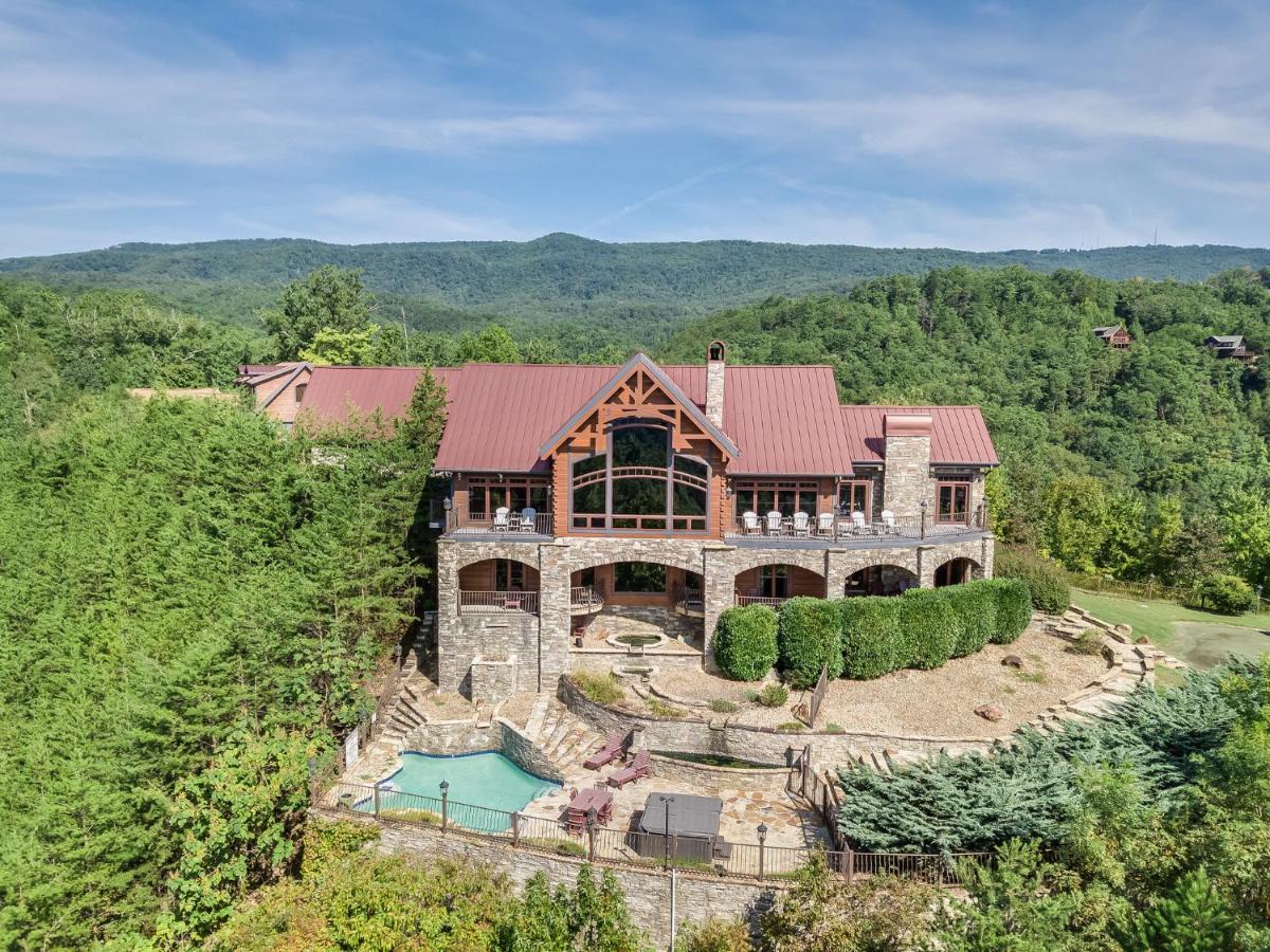 Journey'S End, 5 Bedrooms, Sleeps 12, Private Outdoor Pool, Theater, Sauna Sevierville Luaran gambar
