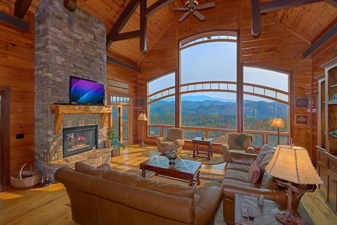 Journey'S End, 5 Bedrooms, Sleeps 12, Private Outdoor Pool, Theater, Sauna Sevierville Luaran gambar
