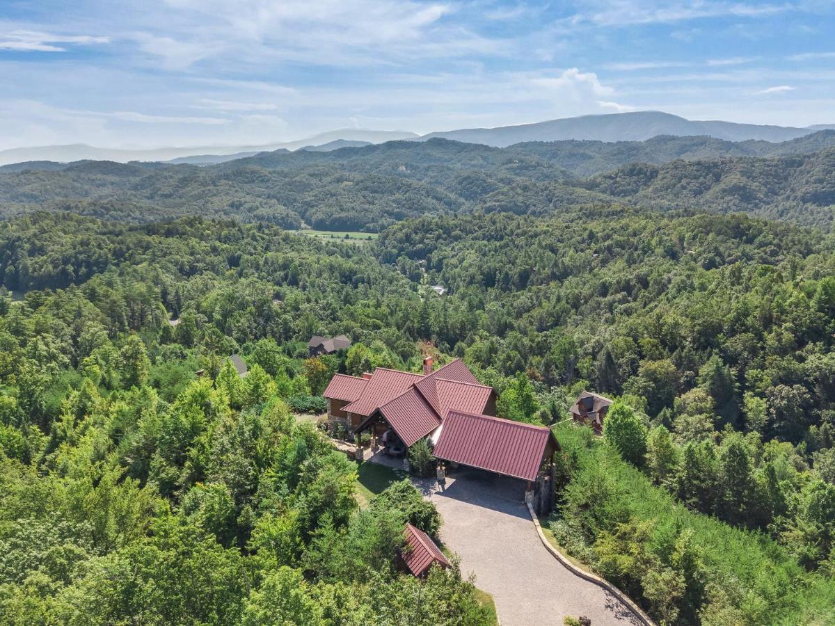Journey'S End, 5 Bedrooms, Sleeps 12, Private Outdoor Pool, Theater, Sauna Sevierville Luaran gambar