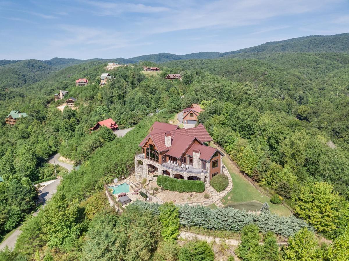 Journey'S End, 5 Bedrooms, Sleeps 12, Private Outdoor Pool, Theater, Sauna Sevierville Luaran gambar